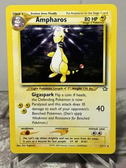 Pokemon TCG - Ampharos 1/111 Holo Rare - WOTC Neo Genesis *Read Description* - Image 1