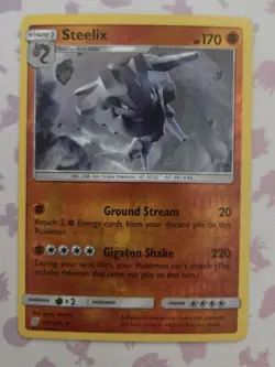 Steelix 104/236 Unified Minds Reverse Holo 2019 Pokemon Tcg Card NM - Image 1