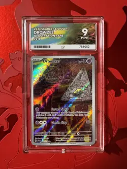 ACE 9 Drowzee 210/198 Pokemon Card TCG Scarlet and Violet Illustration Rare - Image 1