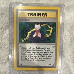 Pokemon Giovanni Gym Challenge 18/132 Holo Rare Trainer Unlimited 2000 - Image 1