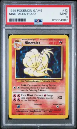 Ninetales Holo PSA 9 1999 Pokemon Base Set #12 - Image 1