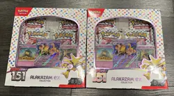 POKEMON 151 ALAKAZAM EX COLLECTION BOX LOT SEALED🔥🔥 - Image 1