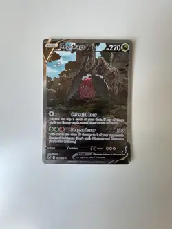 Pokemon Regidrago v TCG Sword & Shield Silver Tempest Holo Ultra Rare Card - Image 1