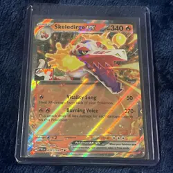 Skeledirge Ex Pokemon Prize Pack Series Stamped Promo Pokemon Card NM 037/193 - Image 1