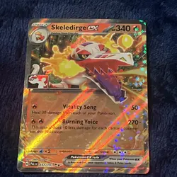 Skeledirge Ex Pokemon Prize Pack Series Stamped Promo Pokemon Card NM 037/193 - Image 2