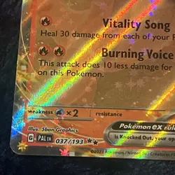 Skeledirge Ex Pokemon Prize Pack Series Stamped Promo Pokemon Card NM 037/193 - Image 4