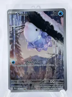 Snom Illustration Rare 168/162 SV05 Temporal Forces Pokemon Card NM/Mint - Image 1