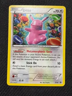 Pokemon TCG Ditto XY40 Black Star Promo Holo Card - Image 1