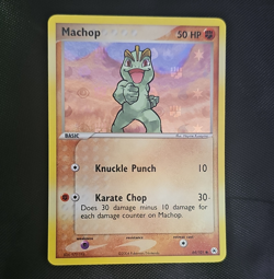 Pokemon Machop 64/101 EX Hidden Legends Common Reverse Holo 2004 - Image 1