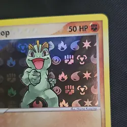 Pokemon Machop 64/101 EX Hidden Legends Common Reverse Holo 2004 - Image 3