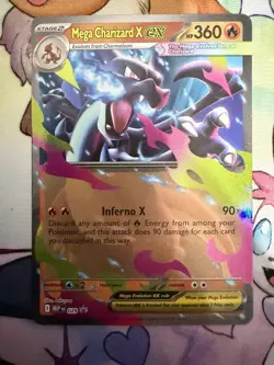 Mega Charizard X EX - 029 029 Holo ME: Mega Evolution Promo Pokemon NM - Image 1