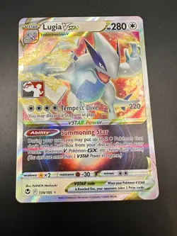 Pokemon Card TCG: Lugia VSTAR - 139/195 - Play! Pokemon Prize Pack Series - Image 1