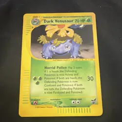Pokemon Dark Venusaur Promo Stage 2 70 HP Best of Game Regular 007/009 2003 - Image 1