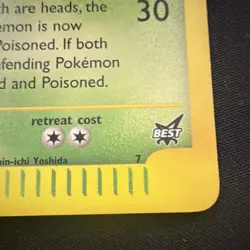 Pokemon Dark Venusaur Promo Stage 2 70 HP Best of Game Regular 007/009 2003 - Image 2