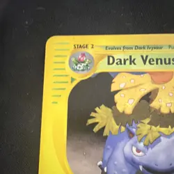 Pokemon Dark Venusaur Promo Stage 2 70 HP Best of Game Regular 007/009 2003 - Image 4