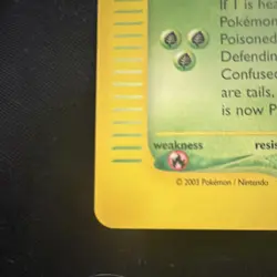 Pokemon Dark Venusaur Promo Stage 2 70 HP Best of Game Regular 007/009 2003 - Image 5