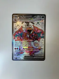 Pokemon TCG Charizard EX Obsidian Flames Holo Ultra Rare Card 215/197 - Image 1