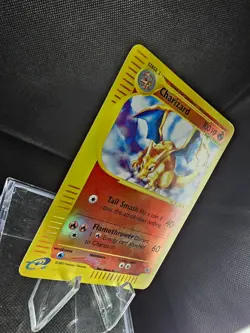 Pokemon TCG Charizard Expedition Base Set Reverse Holo 39/165 LP - Image 2