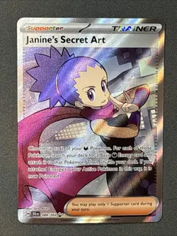 Pokemon TCG Janine's Secret Art 088/064 Full Art S&V Shrouded Fable Ultra Rare - Image 1