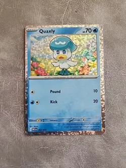 Pokemon TCG Quaxly Holo Card 003/015 McDonald's Promo 2023 - Image 1