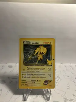 Rocket's Zapdos 15/132 - Celebrations: Classic Collection Pokemon TCG Holo - NM - Image 1