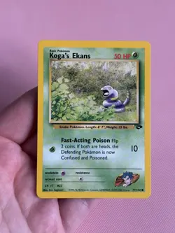 Pokemon TCG - Kogas Ekans 77/132 - Gym Challenge WOTC LP - Image 1