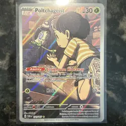 Poltchageist 171/167 Illustration Rare Sv06: Twilight Masquerade Holo NM Pokemon - Image 1