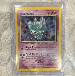 Pokemon Misdreavus 50 HP Neo Revelation 11/64 Holo Rare Basic 2000 Pokemon TCG - Image 1