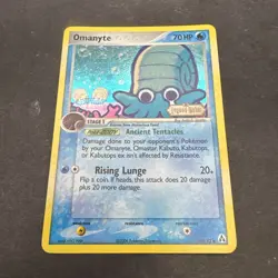 Omanyte 60/92 Legend Maker STAMPED Reverse Holo Pokemon Card H2 - Image 1