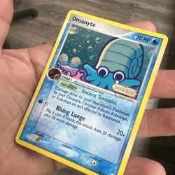 Omanyte 60/92 Legend Maker STAMPED Reverse Holo Pokemon Card H2 - Image 5