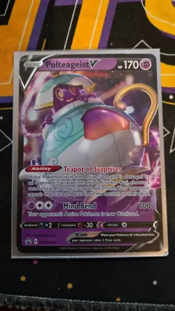 Polteageist V SWSH021 Holo Promo Sword & Shield Promo Pokemon NM - Image 1
