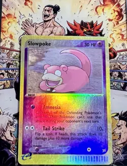 Pokemon EX Team Magma vs Team Aqua Slowpoke Reverse Holo 45/95 - Image 1