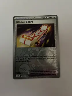Rescue Board 159/162 Sv05: Temporal Forces Reverse holo pack fresh Pokemon card - Image 1