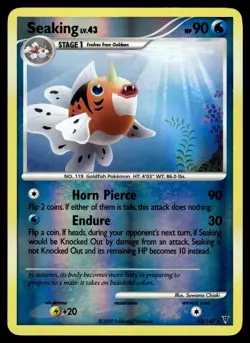 Seaking 43/147 Rare Supreme Victors Pokemon Reverse Holo LP - Image 1