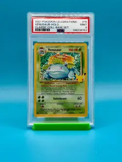 PSA 9 - 2021 Pokemon Celebrations Venusaur #15 - Image 1