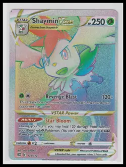 Pokemon SWSH09: Brilliant Stars #173/172 Shaymin VSTAR (Secret) - Image 1