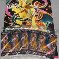Pokemon Champion's Path RARE Charizard V Full Art Promo Holo Lot SWSH050 Sealed - Image 2