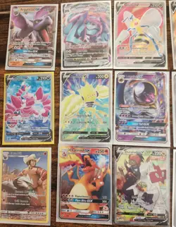 Pokemon TCG Charizard, Lapras, Celebi GX VMAX VSTAR Foil Ultra Rare Lot 40 - Image 2