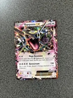 Pokemon TCG Rayquaza EX XY69 Shiny Black Star Promo MP - Image 1