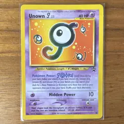 Pokemon TCG Unown [J] Wotc Promo 38/53 Regular Promo Basic 40 HP - Image 1