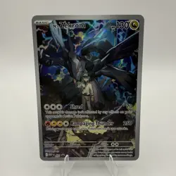 Pokemon N's Zekrom 031 Mega Evolution Promo Holo 130 HP Basic Shred Rampaging T… - Image 1