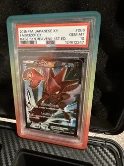 Pokemon Scizor EX PSA 10 Japanese XY Rage Of The Broken Heavens 1st Edition 2015 - Image 2