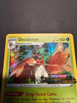 Decidueye - SWSH035 - Pokemon Sword & Shield Promo PreRelease Holo Rare Card NM - Image 2