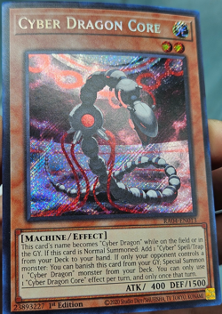 Yugioh Cyber Dragon Core RA04-EN013 Secret Rare - NM - Image 2