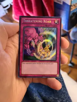 Yugioh Threatening Roar LCYW-EN297 1st Secret Rare - Image 1