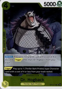 Dr. Hogback R The Azure Sea's Seven OP14-110 One Piece TCG - Image 1