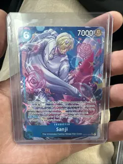 Sanji OP11-051 SR Alt Art A Fist of Divine Speed ONE PIECE Card NM English - Image 1