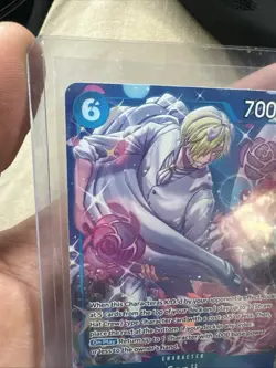 Sanji OP11-051 SR Alt Art A Fist of Divine Speed ONE PIECE Card NM English - Image 2