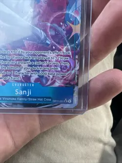 Sanji OP11-051 SR Alt Art A Fist of Divine Speed ONE PIECE Card NM English - Image 4