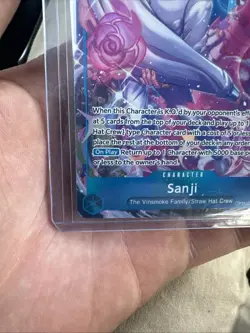 Sanji OP11-051 SR Alt Art A Fist of Divine Speed ONE PIECE Card NM English - Image 5